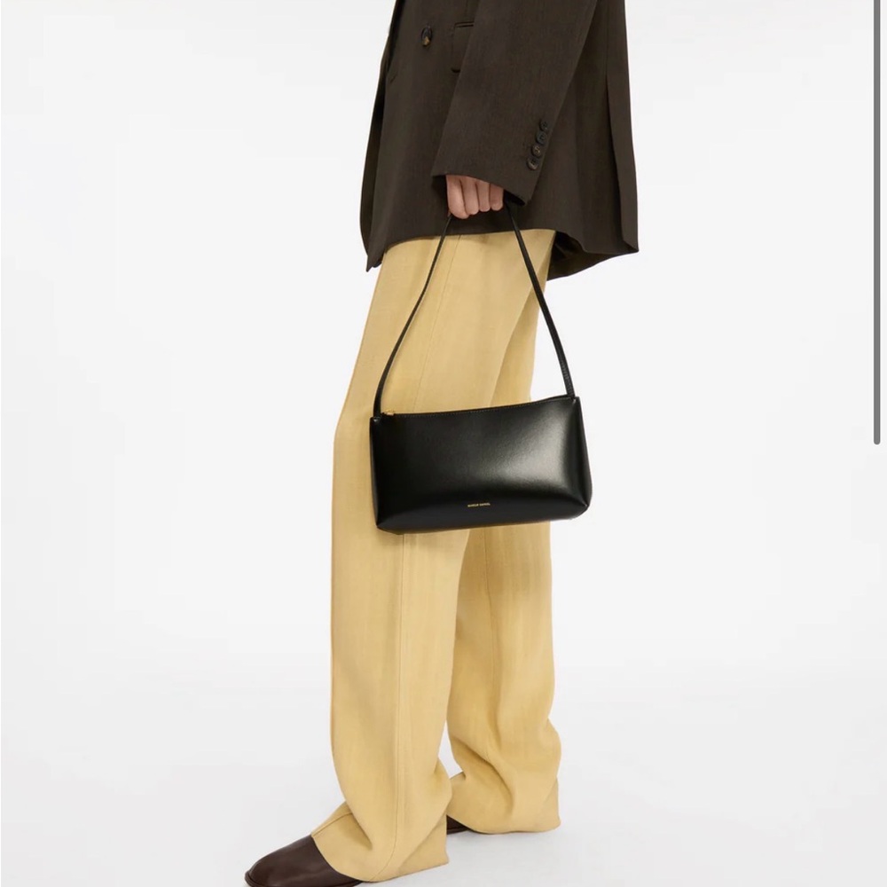 Mansur Gavriel Sleek Black Shoulder Bag